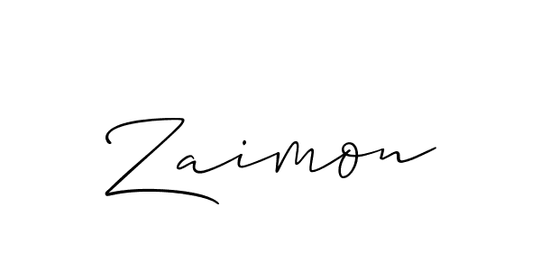 Here are the top 10 professional signature styles for the name Zaimon. These are the best autograph styles you can use for your name. Zaimon signature style 2 images and pictures png