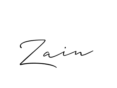Allison_Script is a professional signature style that is perfect for those who want to add a touch of class to their signature. It is also a great choice for those who want to make their signature more unique. Get Zain name to fancy signature for free. Zain signature style 2 images and pictures png