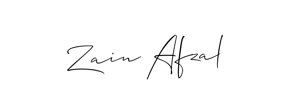 Create a beautiful signature design for name Zain Afzal. With this signature (Allison_Script) fonts, you can make a handwritten signature for free. Zain Afzal signature style 2 images and pictures png