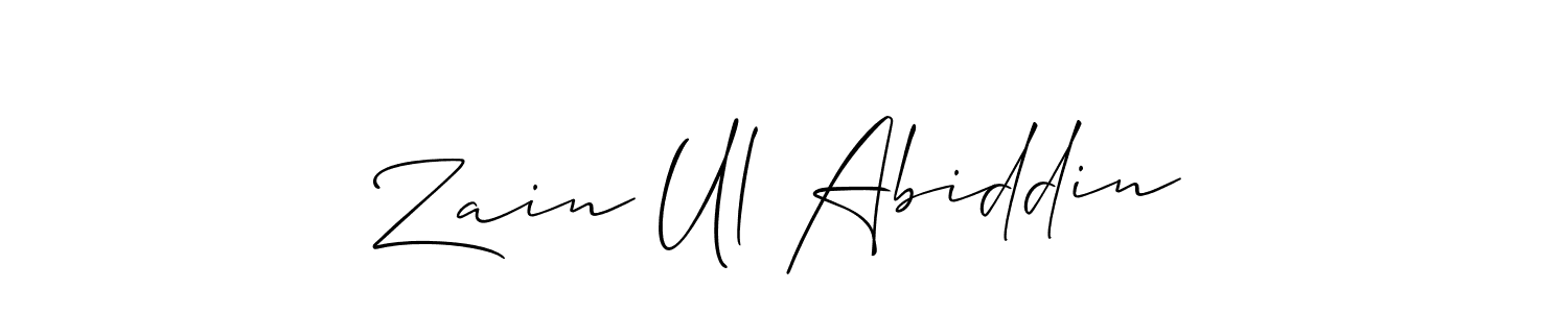 Make a short Zain Ul Abiddin signature style. Manage your documents anywhere anytime using Allison_Script. Create and add eSignatures, submit forms, share and send files easily. Zain Ul Abiddin signature style 2 images and pictures png