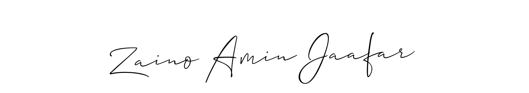 You can use this online signature creator to create a handwritten signature for the name Zaino Amin Jaafar. This is the best online autograph maker. Zaino Amin Jaafar signature style 2 images and pictures png