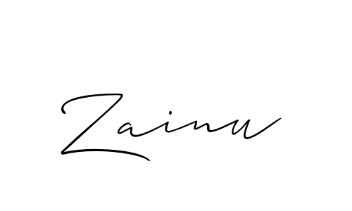 How to Draw Zainu signature style? Allison_Script is a latest design signature styles for name Zainu. Zainu signature style 2 images and pictures png