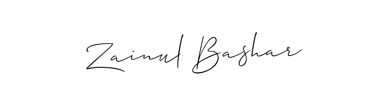 Make a beautiful signature design for name Zainul Bashar. Use this online signature maker to create a handwritten signature for free. Zainul Bashar signature style 2 images and pictures png