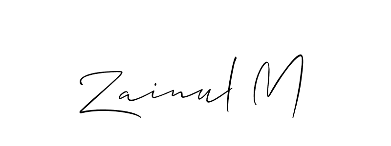 Make a short Zainul M signature style. Manage your documents anywhere anytime using Allison_Script. Create and add eSignatures, submit forms, share and send files easily. Zainul M signature style 2 images and pictures png