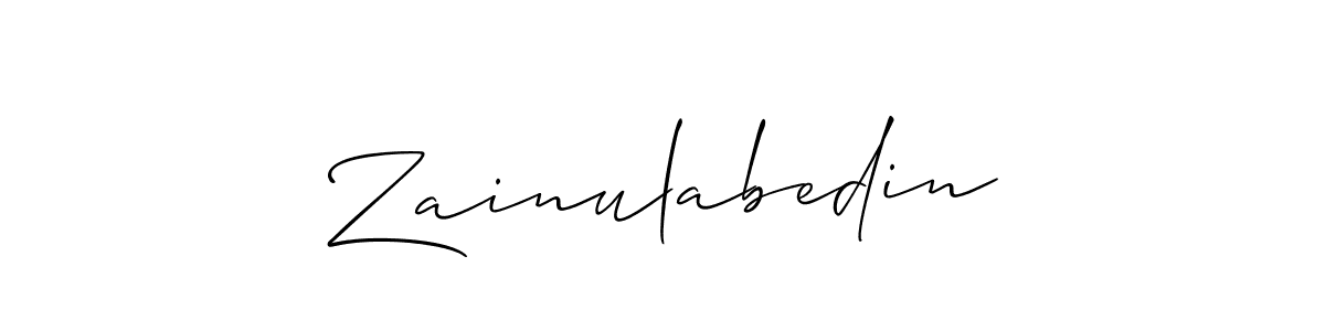 Make a short Zainulabedin signature style. Manage your documents anywhere anytime using Allison_Script. Create and add eSignatures, submit forms, share and send files easily. Zainulabedin signature style 2 images and pictures png