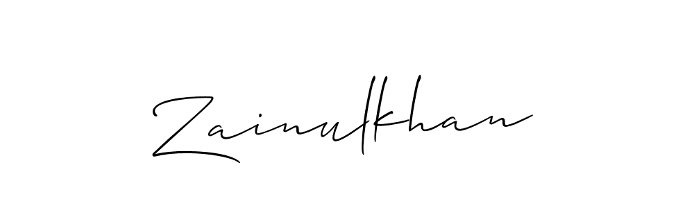 Best and Professional Signature Style for Zainulkhan. Allison_Script Best Signature Style Collection. Zainulkhan signature style 2 images and pictures png
