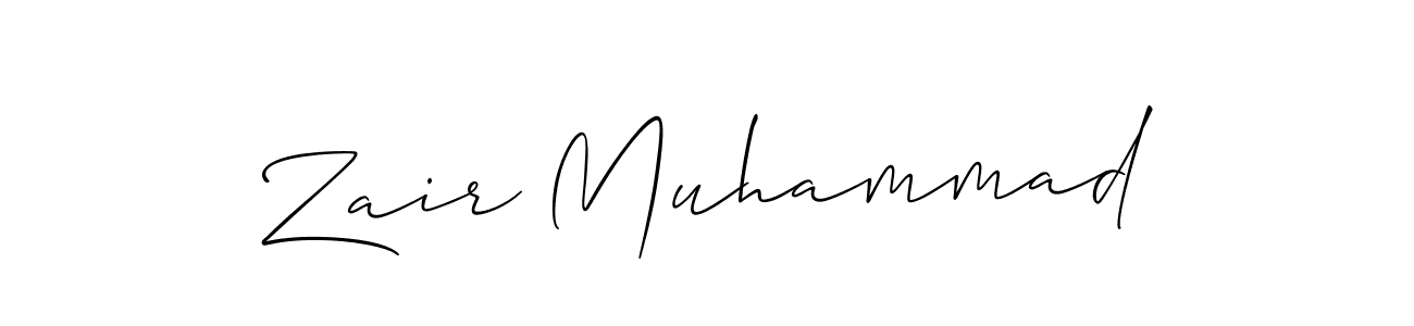 Make a short Zair Muhammad signature style. Manage your documents anywhere anytime using Allison_Script. Create and add eSignatures, submit forms, share and send files easily. Zair Muhammad signature style 2 images and pictures png