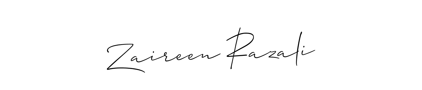 You can use this online signature creator to create a handwritten signature for the name Zaireen Razali. This is the best online autograph maker. Zaireen Razali signature style 2 images and pictures png