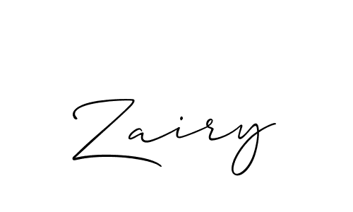 You can use this online signature creator to create a handwritten signature for the name Zairy. This is the best online autograph maker. Zairy signature style 2 images and pictures png
