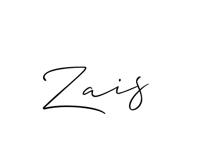 You should practise on your own different ways (Allison_Script) to write your name (Zais) in signature. don't let someone else do it for you. Zais signature style 2 images and pictures png