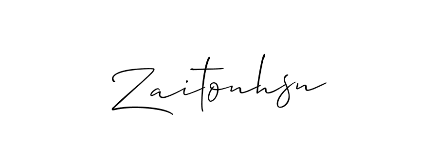 You should practise on your own different ways (Allison_Script) to write your name (Zaitonhsn) in signature. don't let someone else do it for you. Zaitonhsn signature style 2 images and pictures png