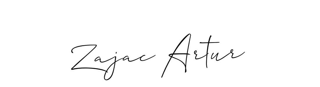 How to Draw Zajac Artur signature style? Allison_Script is a latest design signature styles for name Zajac Artur. Zajac Artur signature style 2 images and pictures png