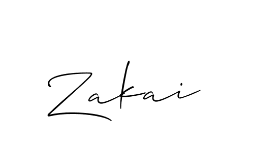 It looks lik you need a new signature style for name Zakai. Design unique handwritten (Allison_Script) signature with our free signature maker in just a few clicks. Zakai signature style 2 images and pictures png