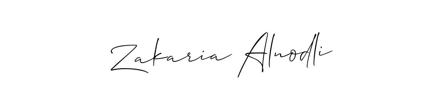 Here are the top 10 professional signature styles for the name Zakaria Alnodli. These are the best autograph styles you can use for your name. Zakaria Alnodli signature style 2 images and pictures png