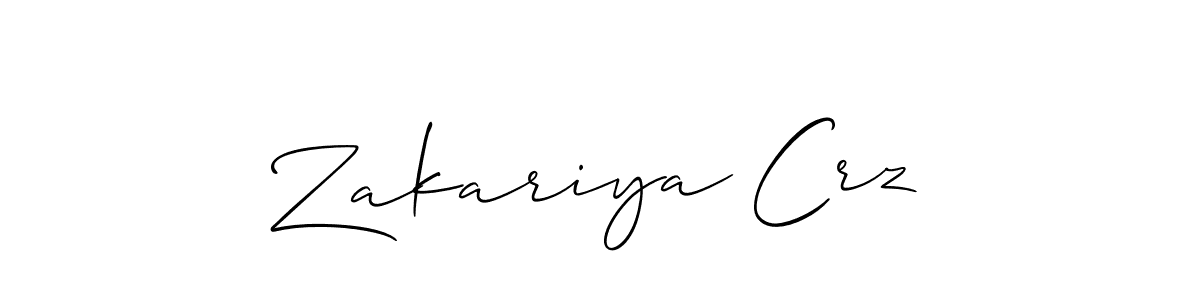 Allison_Script is a professional signature style that is perfect for those who want to add a touch of class to their signature. It is also a great choice for those who want to make their signature more unique. Get Zakariya Crz name to fancy signature for free. Zakariya Crz signature style 2 images and pictures png