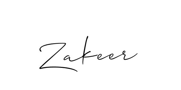 The best way (Allison_Script) to make a short signature is to pick only two or three words in your name. The name Zakeer include a total of six letters. For converting this name. Zakeer signature style 2 images and pictures png