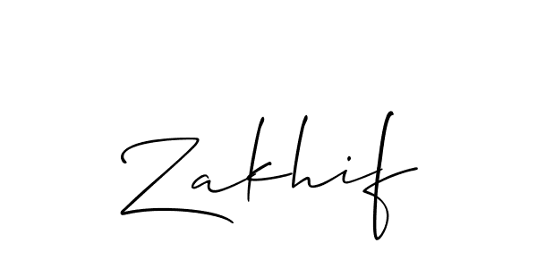 Similarly Allison_Script is the best handwritten signature design. Signature creator online .You can use it as an online autograph creator for name Zakhif. Zakhif signature style 2 images and pictures png