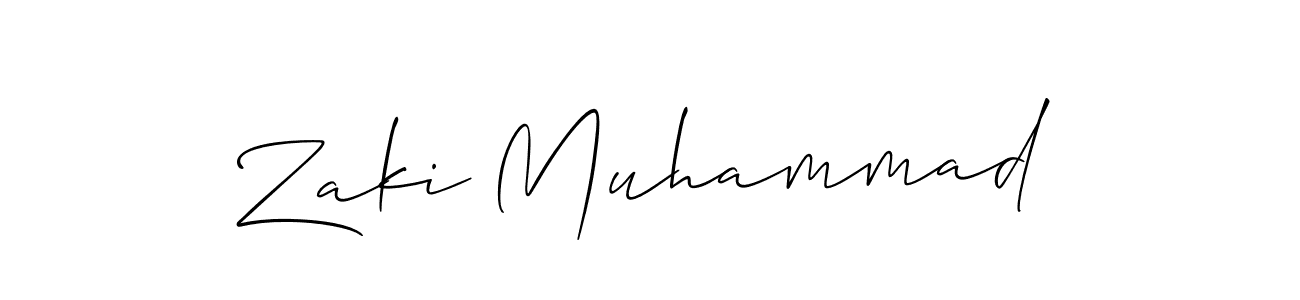 Also You can easily find your signature by using the search form. We will create Zaki Muhammad name handwritten signature images for you free of cost using Allison_Script sign style. Zaki Muhammad signature style 2 images and pictures png