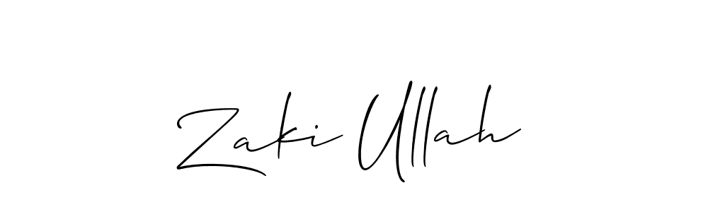 This is the best signature style for the Zaki Ullah name. Also you like these signature font (Allison_Script). Mix name signature. Zaki Ullah signature style 2 images and pictures png