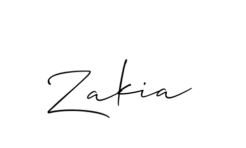 How to make Zakia name signature. Use Allison_Script style for creating short signs online. This is the latest handwritten sign. Zakia signature style 2 images and pictures png