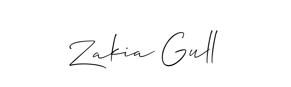 Allison_Script is a professional signature style that is perfect for those who want to add a touch of class to their signature. It is also a great choice for those who want to make their signature more unique. Get Zakia Gull name to fancy signature for free. Zakia Gull signature style 2 images and pictures png