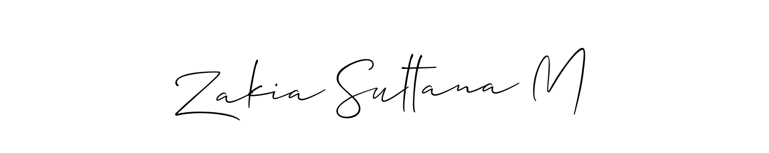 How to Draw Zakia Sultana M signature style? Allison_Script is a latest design signature styles for name Zakia Sultana M. Zakia Sultana M signature style 2 images and pictures png