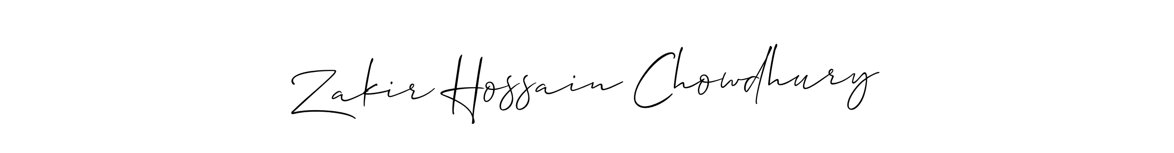 Allison_Script is a professional signature style that is perfect for those who want to add a touch of class to their signature. It is also a great choice for those who want to make their signature more unique. Get Zakir Hossain Chowdhury name to fancy signature for free. Zakir Hossain Chowdhury signature style 2 images and pictures png