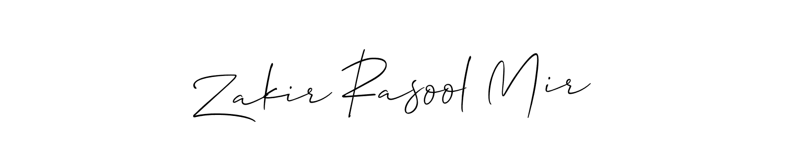 Best and Professional Signature Style for Zakir Rasool Mir. Allison_Script Best Signature Style Collection. Zakir Rasool Mir signature style 2 images and pictures png