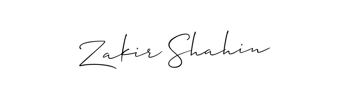 Make a beautiful signature design for name Zakir Shahin. Use this online signature maker to create a handwritten signature for free. Zakir Shahin signature style 2 images and pictures png