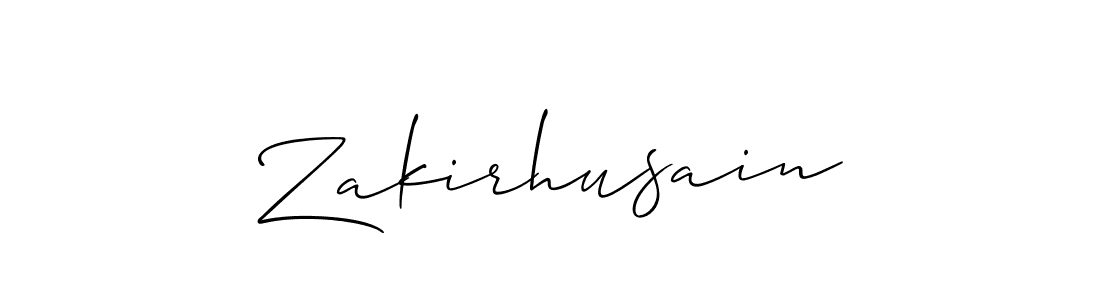 Create a beautiful signature design for name Zakirhusain. With this signature (Allison_Script) fonts, you can make a handwritten signature for free. Zakirhusain signature style 2 images and pictures png