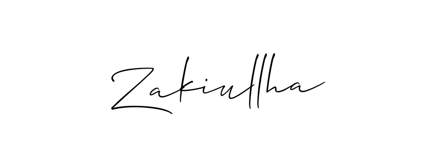 Make a beautiful signature design for name Zakiullha. Use this online signature maker to create a handwritten signature for free. Zakiullha signature style 2 images and pictures png