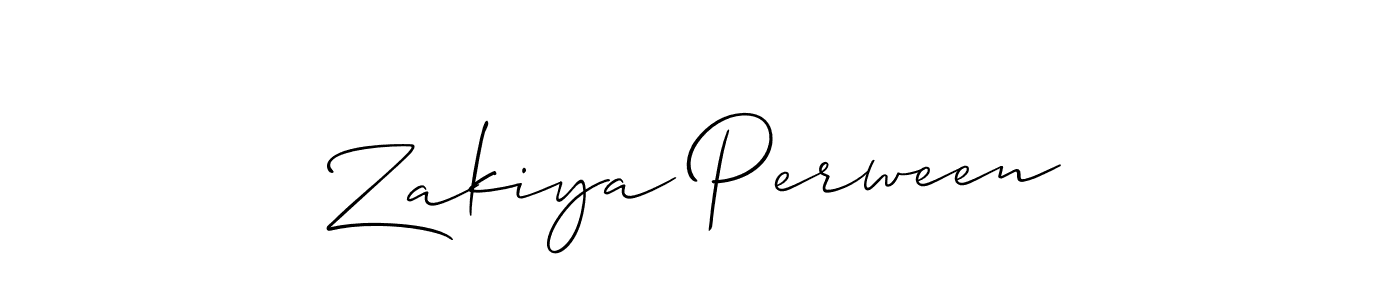 How to Draw Zakiya Perween signature style? Allison_Script is a latest design signature styles for name Zakiya Perween. Zakiya Perween signature style 2 images and pictures png