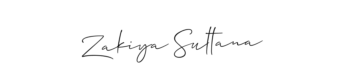 How to Draw Zakiya Sultana signature style? Allison_Script is a latest design signature styles for name Zakiya Sultana. Zakiya Sultana signature style 2 images and pictures png