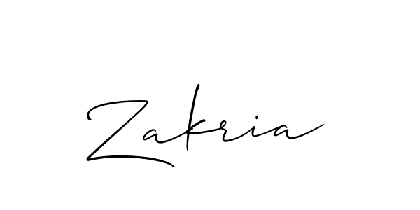 Zakria stylish signature style. Best Handwritten Sign (Allison_Script) for my name. Handwritten Signature Collection Ideas for my name Zakria. Zakria signature style 2 images and pictures png