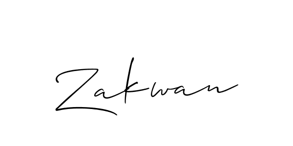 Make a beautiful signature design for name Zakwan. Use this online signature maker to create a handwritten signature for free. Zakwan signature style 2 images and pictures png