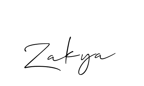 if you are searching for the best signature style for your name Zakya. so please give up your signature search. here we have designed multiple signature styles  using Allison_Script. Zakya signature style 2 images and pictures png