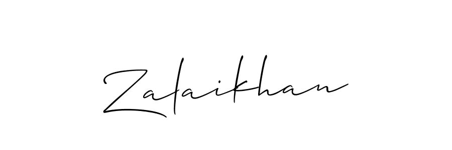 Make a short Zalaikhan signature style. Manage your documents anywhere anytime using Allison_Script. Create and add eSignatures, submit forms, share and send files easily. Zalaikhan signature style 2 images and pictures png