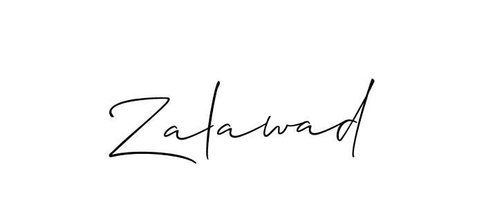 How to Draw Zalawad signature style? Allison_Script is a latest design signature styles for name Zalawad. Zalawad signature style 2 images and pictures png