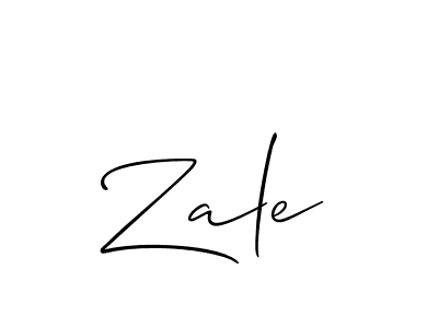 Allison_Script is a professional signature style that is perfect for those who want to add a touch of class to their signature. It is also a great choice for those who want to make their signature more unique. Get Zale name to fancy signature for free. Zale signature style 2 images and pictures png