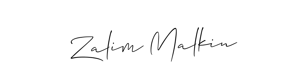 Make a short Zalim Malkin signature style. Manage your documents anywhere anytime using Allison_Script. Create and add eSignatures, submit forms, share and send files easily. Zalim Malkin signature style 2 images and pictures png