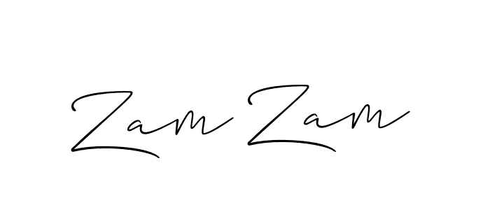 Make a beautiful signature design for name Zam Zam. Use this online signature maker to create a handwritten signature for free. Zam Zam signature style 2 images and pictures png