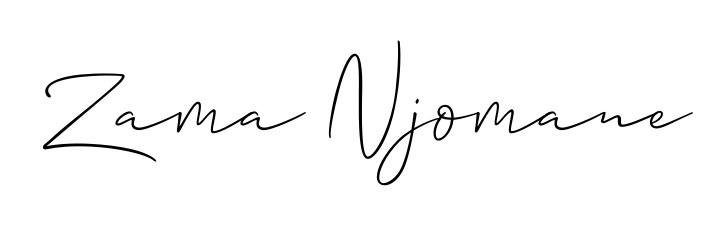 Get inspired by this graceful Allison_Script signature style for name Zama Njomane. Smooth loops and balanced proportions for everyday use. Zama Njomane signature style 2 images and pictures png
