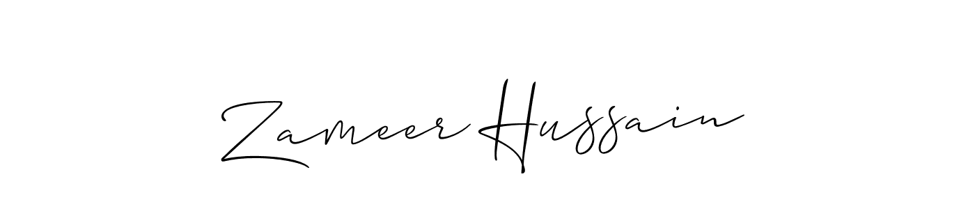 You can use this online signature creator to create a handwritten signature for the name Zameer Hussain. This is the best online autograph maker. Zameer Hussain signature style 2 images and pictures png