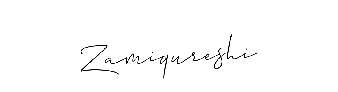 Make a beautiful signature design for name Zamiqureshi. Use this online signature maker to create a handwritten signature for free. Zamiqureshi signature style 2 images and pictures png