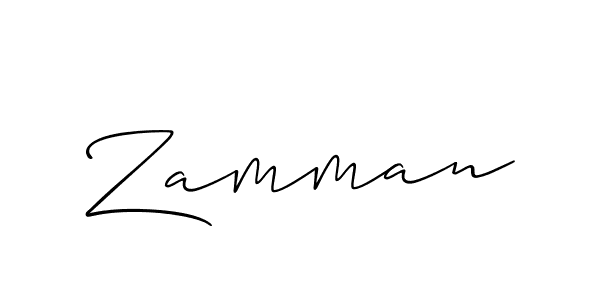 Allison_Script is a professional signature style that is perfect for those who want to add a touch of class to their signature. It is also a great choice for those who want to make their signature more unique. Get Zamman name to fancy signature for free. Zamman signature style 2 images and pictures png