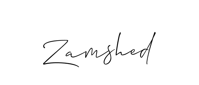 Once you've used our free online signature maker to create your best signature Allison_Script style, it's time to enjoy all of the benefits that Zamshed name signing documents. Zamshed signature style 2 images and pictures png