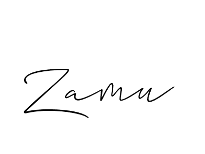 Check out images of Autograph of Zamu name. Actor Zamu Signature Style. Allison_Script is a professional sign style online. Zamu signature style 2 images and pictures png