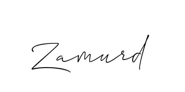 Best and Professional Signature Style for Zamurd. Allison_Script Best Signature Style Collection. Zamurd signature style 2 images and pictures png