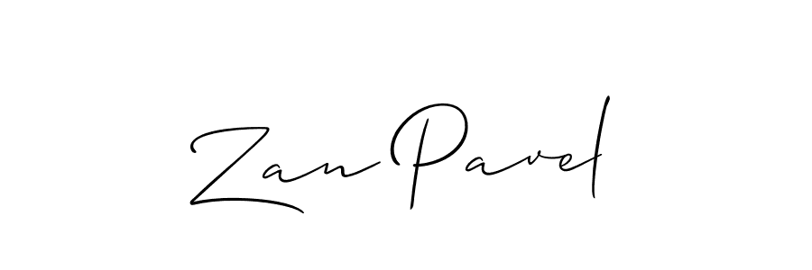 Also You can easily find your signature by using the search form. We will create Zan Pavel name handwritten signature images for you free of cost using Allison_Script sign style. Zan Pavel signature style 2 images and pictures png