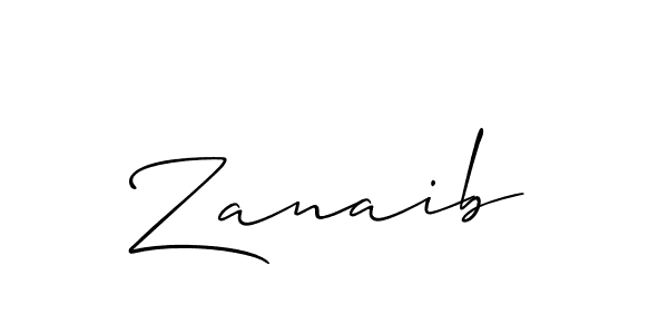 How to make Zanaib name signature. Use Allison_Script style for creating short signs online. This is the latest handwritten sign. Zanaib signature style 2 images and pictures png